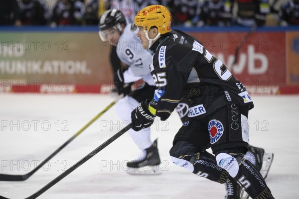 Eisarena Bremerhaven, Bremerhaven, Bremen, Fabian Herrmann (Fischtown Pinguins, #25), PENNY DEL, Fischtown Pinguins-Kölner Haie on 16/03/2025 at the Eisarena Bremerhaven in Bremerhaven Germany
