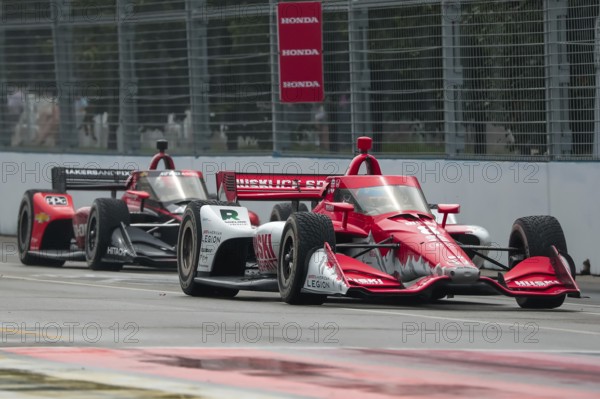 MARCUS ERICSSON (8) of Kumla, Sweden runs through the streets during the Honda Indy Toronto in Toronto, ON, CAN