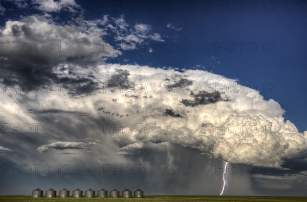 Storm Clouds Canada warning ominous skies Saskatchewan