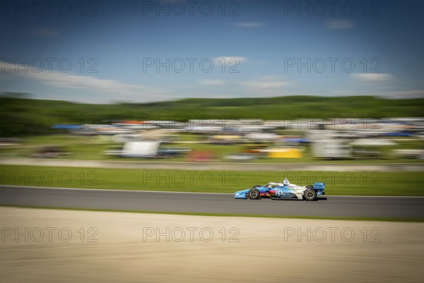 JOSEF NEWGARDEN (2) of Nashville, Tennessee practices for the XPEL Grand Prix at Road America in Elkhart Lake, WI