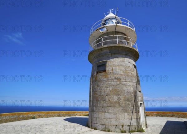 Islas Cies islands lighthouse Faro Cies in Vigo of Galicia