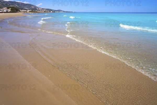 Romana beach playa in Alcossebre also Alcoceber in Castellon of Spain
