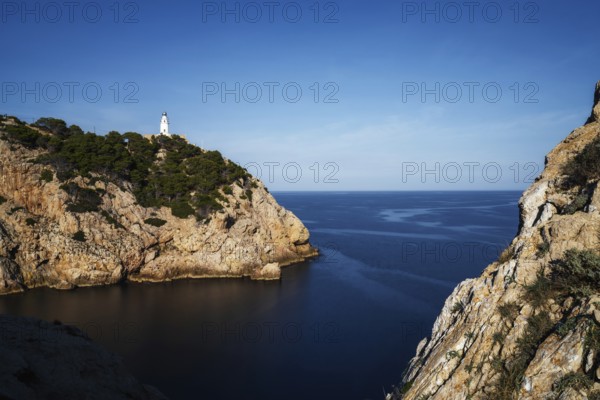 A view of the Punta de Capdepera and the lighthouse in eastern Mallorca