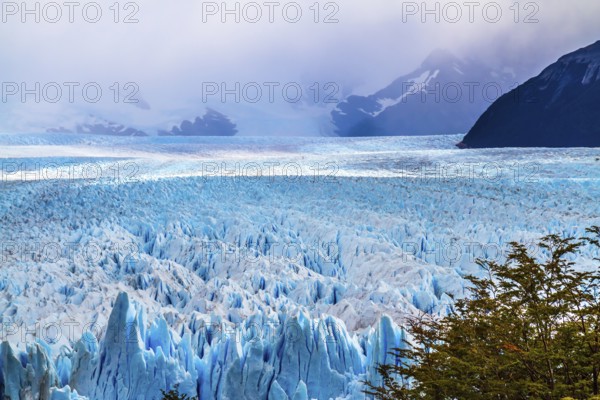 The spectacular glacier Perito Moreno, located in the national park of Los Glaciares in the Argentine part of Patagonia. The concept of ecological and extreme tourism