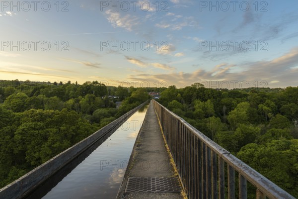 The Pontcysyllte Aqueduct in Trevor, Wrexham, Clwyd, Wales, UK