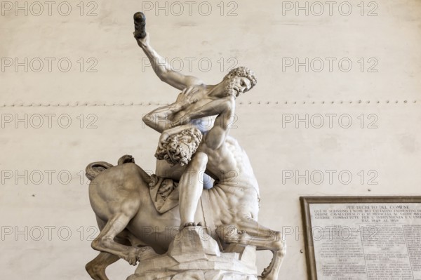 An image of Hercules Beating the Centaur Nessus