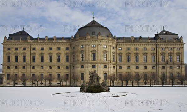 Facade Residence Würzburg, World Heritage Site, Bavaria, Germany Cologne, Germany, Europe