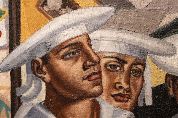 Maruja Mallo, The Fair (La verbena), 1927, oil on canvas, museo nacional centro de arte Reina Sofia, Madrid