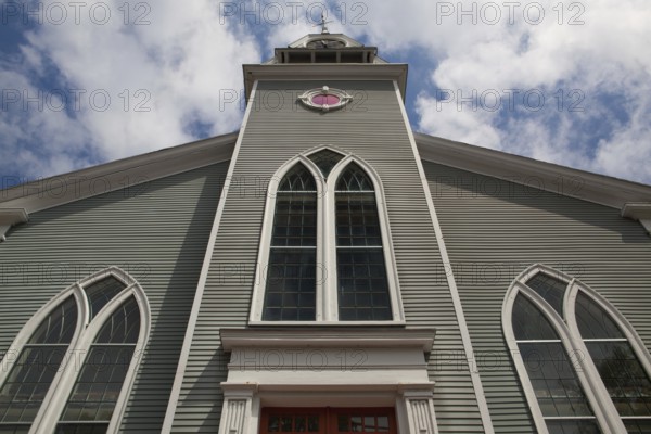 First Paris Church church located in Sandwich city, Cape Cod, Massachusetts, USA. New England church organized 1688