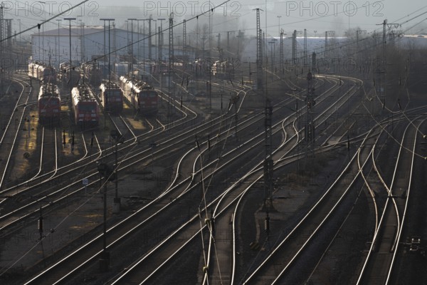 Hagen, marshalling yard in the Vorhalle district of Hagen