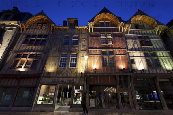 Architecture of Troyes, Aube Department, Alsace Champagne-Ardenne Lorraine region, France, Europe