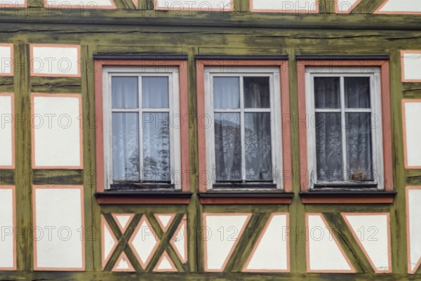 Details of a half-timbered house