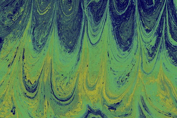 Beautiful marbled Ebru art texture for poster, print or cover design
