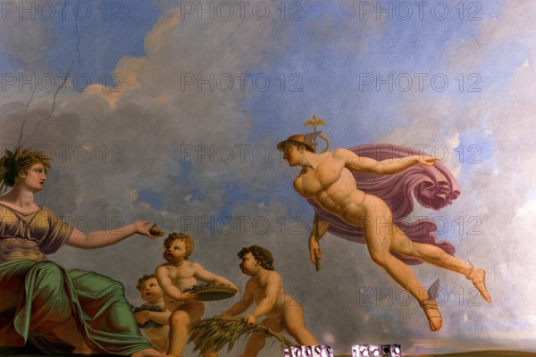 FLORENCE, ITALY, OCTOBER 28, 2015 : interiors and architectural details of Palazzo Pitti, october 28, 2015 in Florence, Italy, Europe