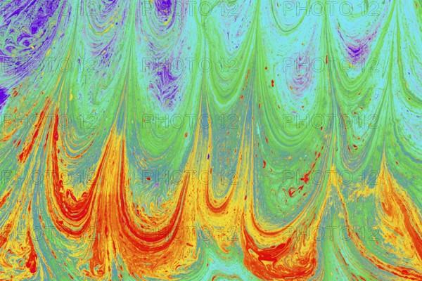 Beautiful marbled Ebru art texture for poster, print or cover design