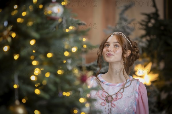 The winter exhibition Three Hazelnuts for Cinderella starts on 21 November. Moritzburg Castle is transformed into a fairytale castle for the 13th time The love for the DEFA classic continues unabated. Moritzburg, Saxony, Germany, Europe
