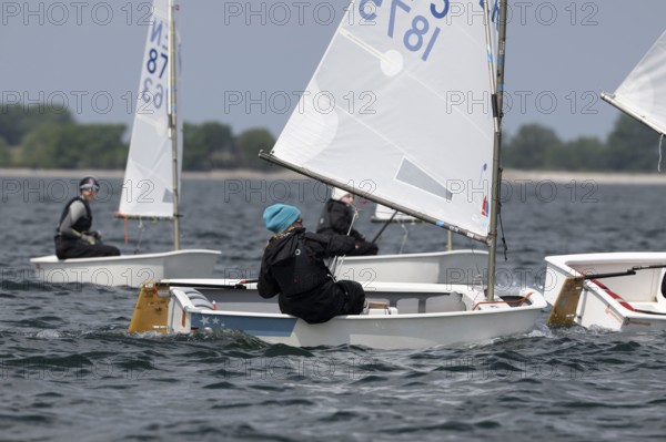 Andreas Dick, Olympic Centre - Schilksee, Kiel, Schleswig Holstein, Carla WESTERHEIDER from SKBUE #GER1875, Golden Opti 2025 on 24.05.2025 at the Olympic Centre, Schilksee in Kiel Germany