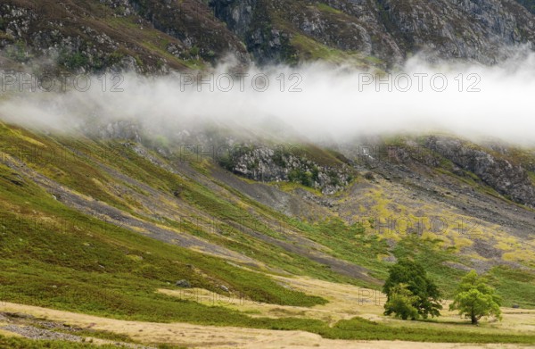 Scottish landscape in the highlands of Scotland during Autumn