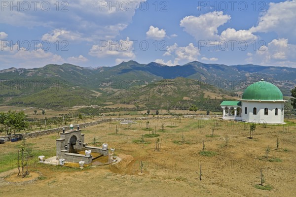 Teqeja Bektashiane Cfrat in the vicinity of Permet. There was nobody when we entered the premises