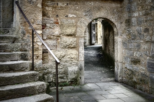 Old alley in Rothenburg