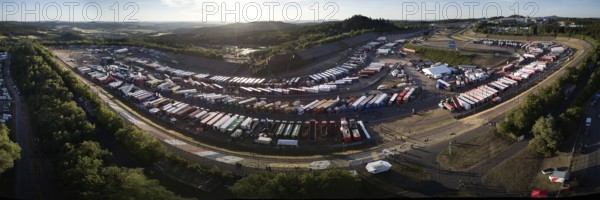 ADAC Truck Grand Prix 2022, Truckercamp. Nürburgring race track, Rhineland-Palatinate, Germany, Europe