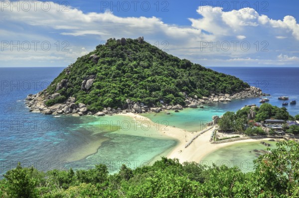 Perfect paradise tropical bay on Koh Tao Island, Thailand, Asia