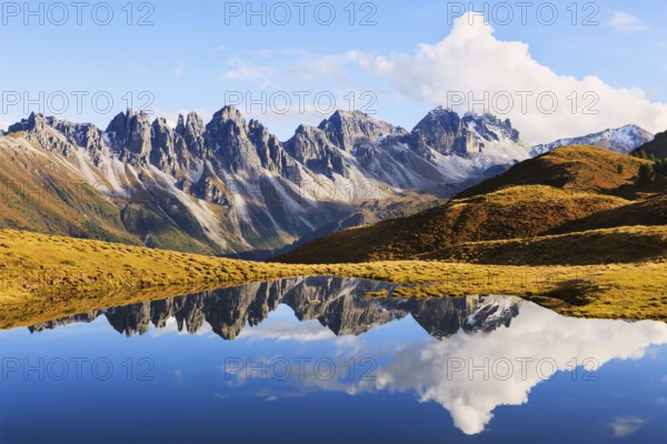 Kalkkögel Range in the Stubai Alps, Tyrol, Austria, Europe