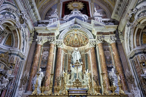 Gesù Nuovo (New Jesus) is the name of a baroque church in Naples, Campania, Italy. It is located just outside the western boundary of the historic center of the city