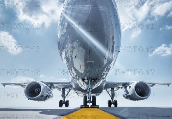 aircraft is waiting for take off