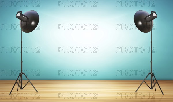 3d rendering of a retro styled background