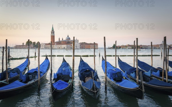 San Giorgio Maggiore in Venice with gondola in foreground