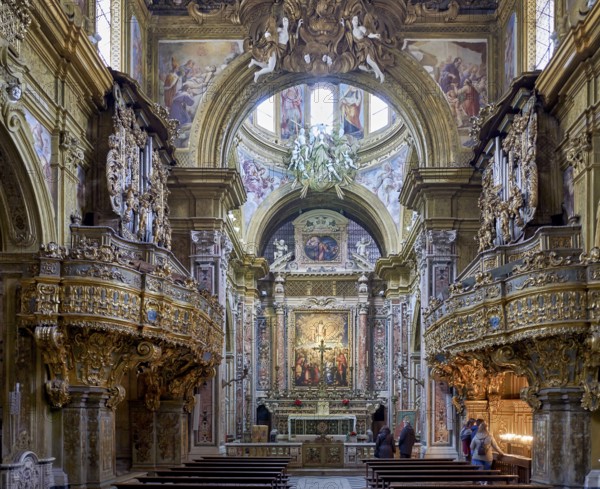 Naples Campania Italy. San Gregorio Armeno (St. Gregory of Armenia) is a church and a monastery in Naples, Italy. It is one of the most important Baroque complexes in Naples