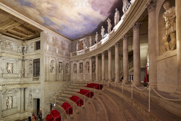 Vicenza, Veneto, Italy. The Teatro Olimpico