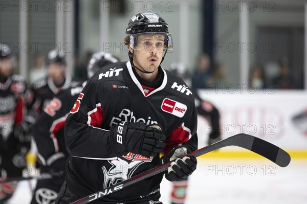Louis- Marc Aubry (Cologne Sharks, #15), PENNY DEL, Test match Cologne Sharks- Lions Frankfurt on 25.08.2024 at K2 in Cologne Germany .photo: Laura Dick