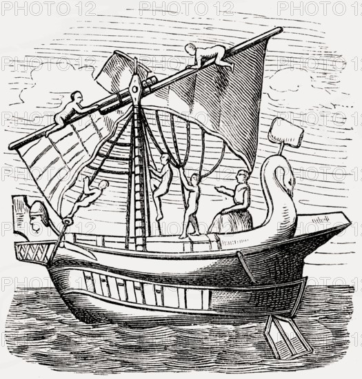 A merchant ship, ancient Roman ship