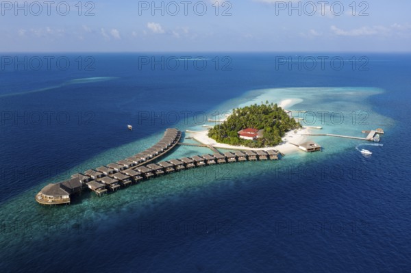 Holiday island Dhiggiri, Felidhu Atoll, Indian Ocean, Maldives, Asia