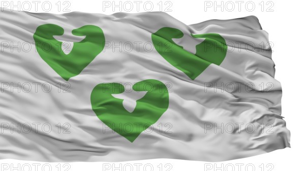 Wavre City Flag, Country Belgium, Isolated On White Background
