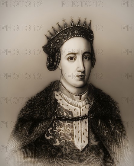 Margaret I, Margrete Valdemarsdatter, 1353 – 1412, ruler of Denmark, Norway and Sweden, digitally altered
