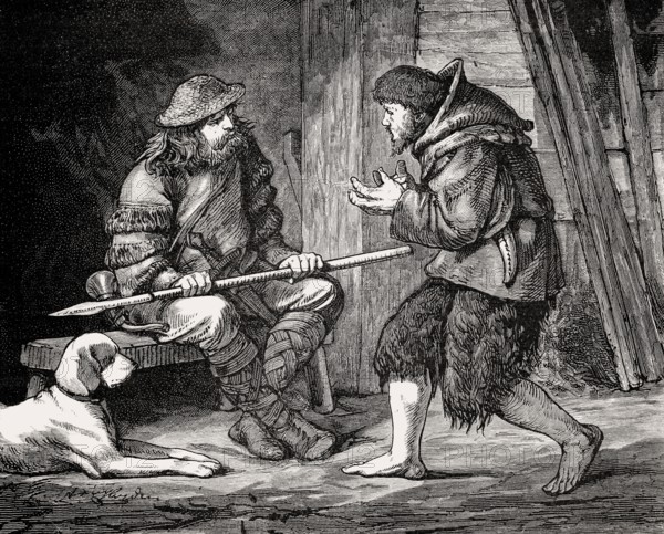 Free peasant and serf, social hierarchy, medieval period