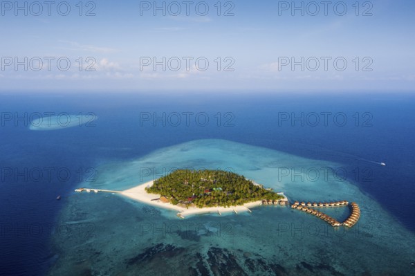 Holiday island Alimatha, Felidhu Atoll, Indian Ocean, Maldives, Asia