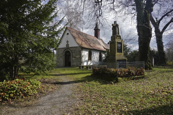 Loreto-Kapelle bei Binsdorf im Zollernalbkreis, Baden-Württemberg, Germany, Loreto Chapel near Binsdorf in the Zollernalb district, Baden-Württemberg, Germany, Europe