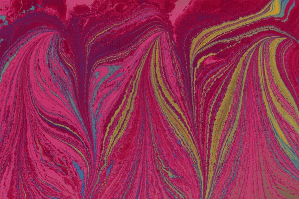 Abstract creative marble pattern texture. Traditional art of Ebru marbling
