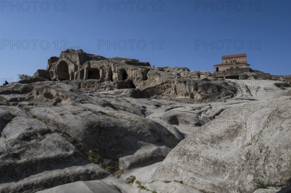 Ancient rock city in Uplistsikhe, region Shida Kartli, Georgia, Asia