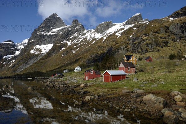 Vinstad, Reine, Moskenesöya, Lofoten, Norway, Europe