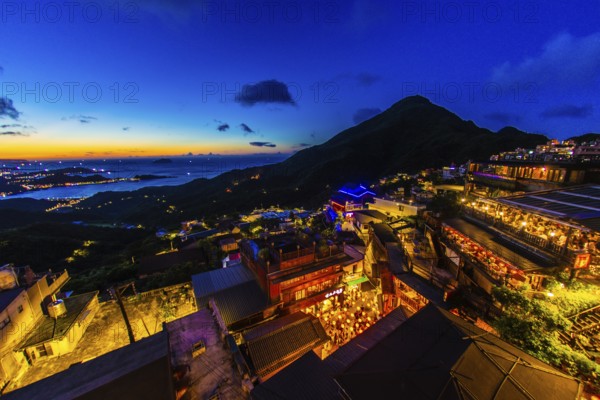 Night view of Mt.. Shooting Location: Taiwan, Taipei