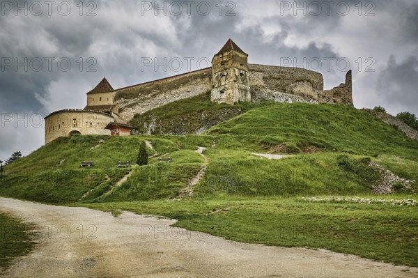 Rasnov Citadel (Rosenauer Burg) in Transylvania, Romania Rasnov, Romania, Europe