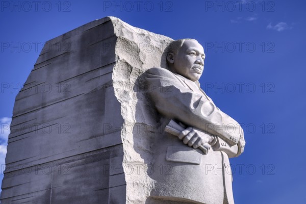 Washington DC, USA - October 15, 2021: The Martin Luther King Jr. Memorial on the National Mall in Washington DC