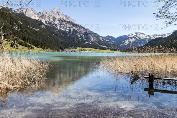 Haldensee in the Tannheimer Tal, Tyrol, Austria, spring, Europe