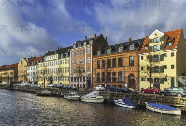 One of Channels in Copenhagen city center, Denmark, Europe