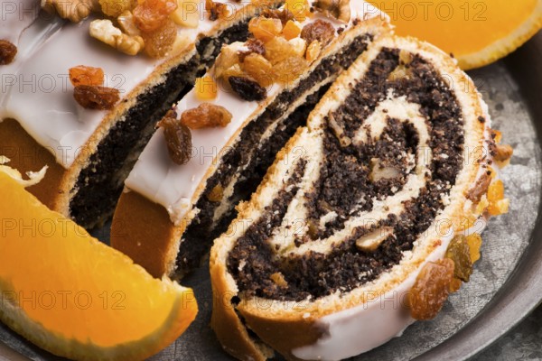 Poppy seed rolls, dessert for christmas